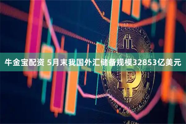 牛金宝配资 5月末我国外汇储备规模32853亿美元