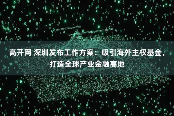 高开网 深圳发布工作方案：吸引海外主权基金，打造全球产业金融高地