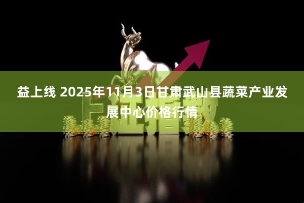 益上线 2025年11月3日甘肃武山县蔬菜产业发展中心价格行情